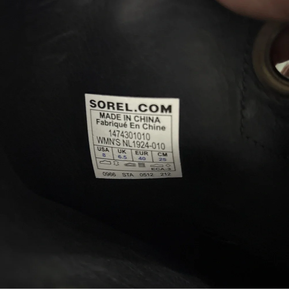 Sorel Black Over the Knee Boots